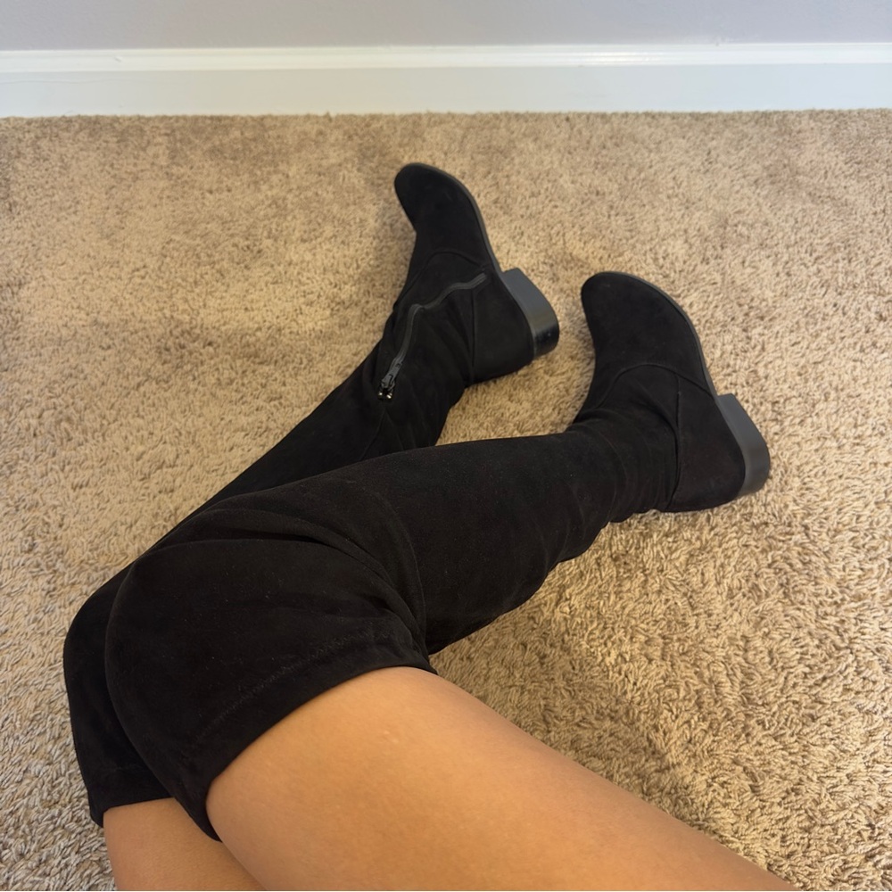 Report Black Over-the-Knee Boots